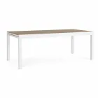 Table à manger d'extérieur avec plateau extensible jusqu'à 300 cm - Duffle Viadurini