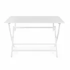 Table à manger d'extérieur en aluminium avec structure pliante - Hunt Viadurini