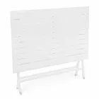 Table à manger d'extérieur en aluminium avec structure pliante - Hunt Viadurini