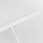 Table à manger d'extérieur en aluminium avec structure pliante - Hunt Viadurini
