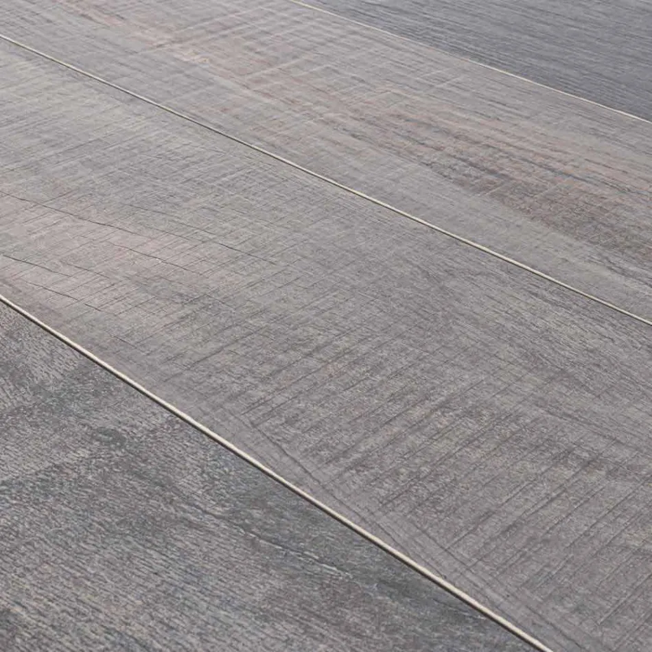 Table à manger d'extérieur en céramique et aluminium, Homemotion - Salem Viadurini