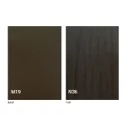 Table à manger pliante moderne en bois et métal fabriquée en Italie - Menelao Viadurini