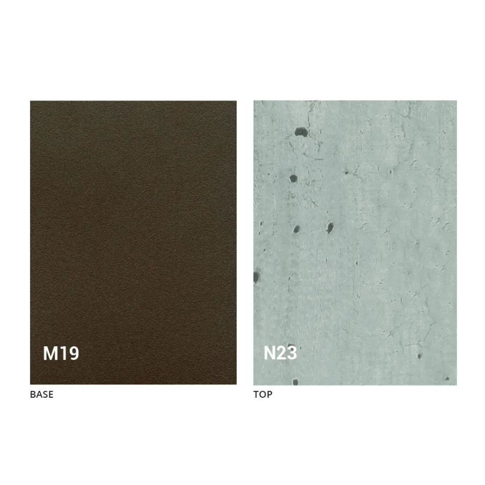 Table à manger pliante moderne en bois et métal fabriquée en Italie - Menelao Viadurini