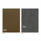 Table à manger pliante moderne en bois et métal fabriquée en Italie - Menelao Viadurini