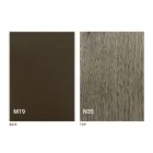 Table à manger pliante moderne en bois et métal fabriquée en Italie - Menelao Viadurini