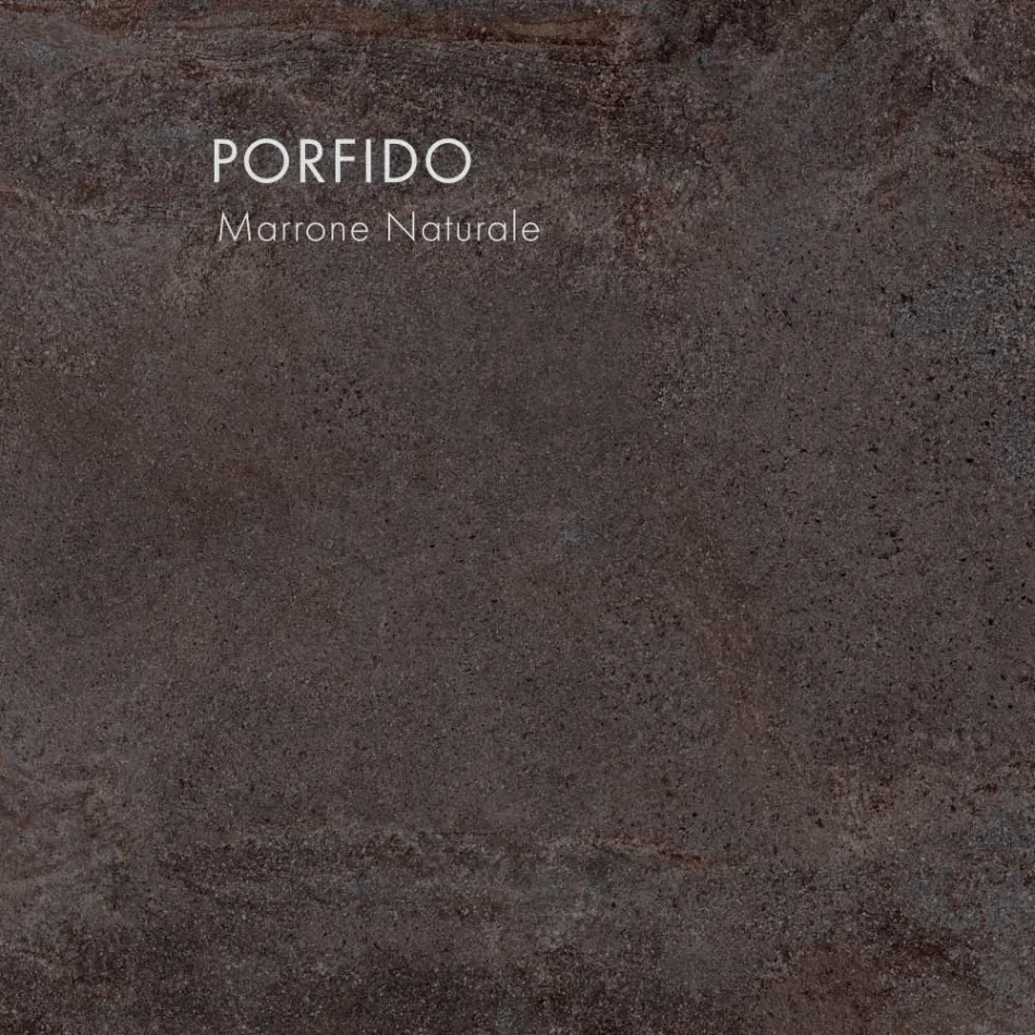 Table à manger rectangulaire en grès cérame Made in Italy - Emilio Viadurini