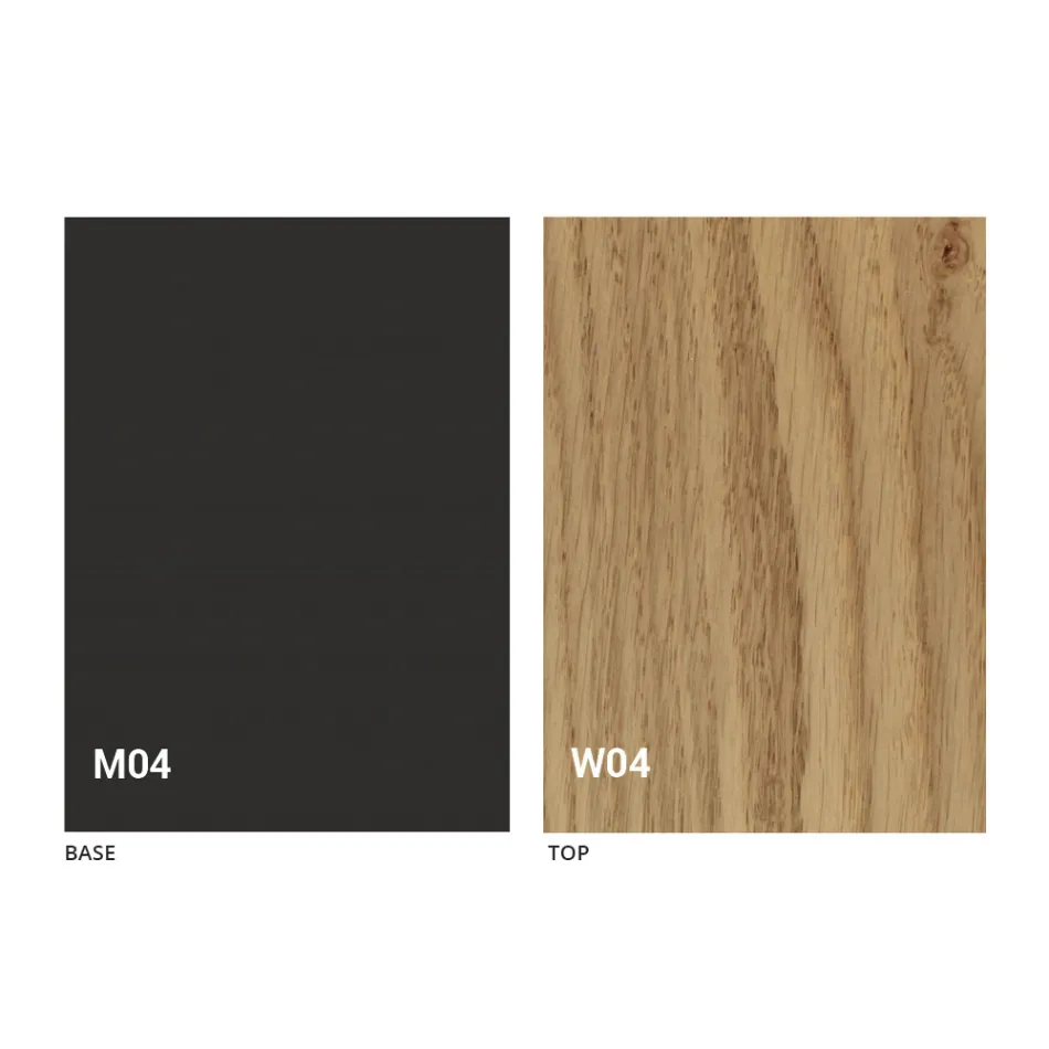 Table à manger ronde extensible avec plateau en bois Made in Italy - Crodino Viadurini