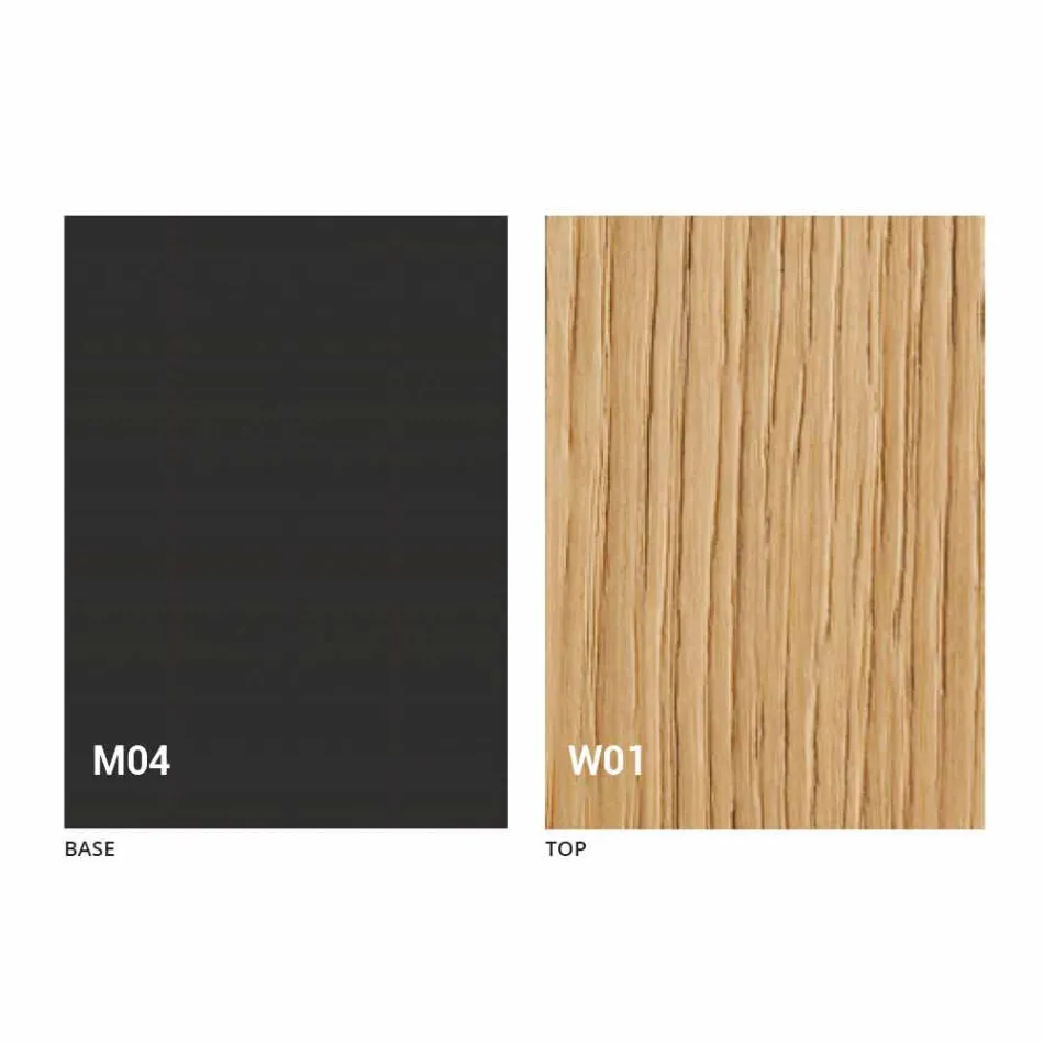 Table à manger ronde extensible avec plateau en bois Made in Italy - Crodino Viadurini