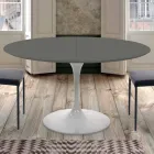 Table à manger ronde extensible jusqu'à 170 cm Made in Italy - Dollars Viadurini
