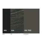 Table à manger ronde extensible en céramique Laminam Made in Italy - Lupetto Viadurini