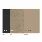 Table à manger ronde extensible en céramique Laminam Made in Italy - Lupetto Viadurini