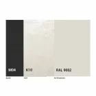 Table à manger ronde extensible en céramique Laminam Made in Italy - Lupetto Viadurini