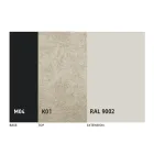 Table à manger ronde extensible en céramique Laminam Made in Italy - Lupetto Viadurini