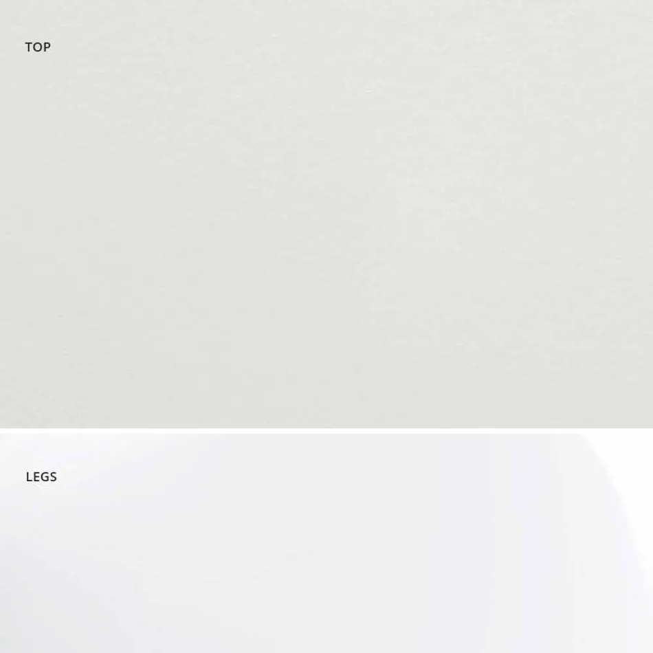 Table à manger ronde avec plateau en stratifié fabriquée en Italie – Dollars Viadurini