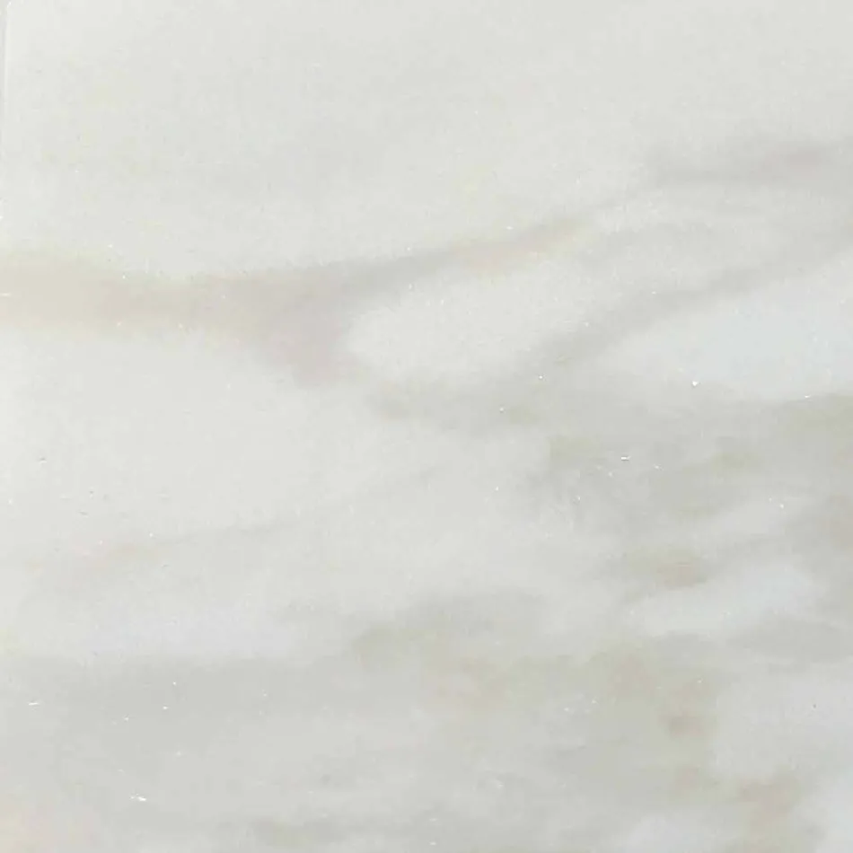 Table à manger ronde en marbre et aluminium peint Made in Italy - Superbe Viadurini