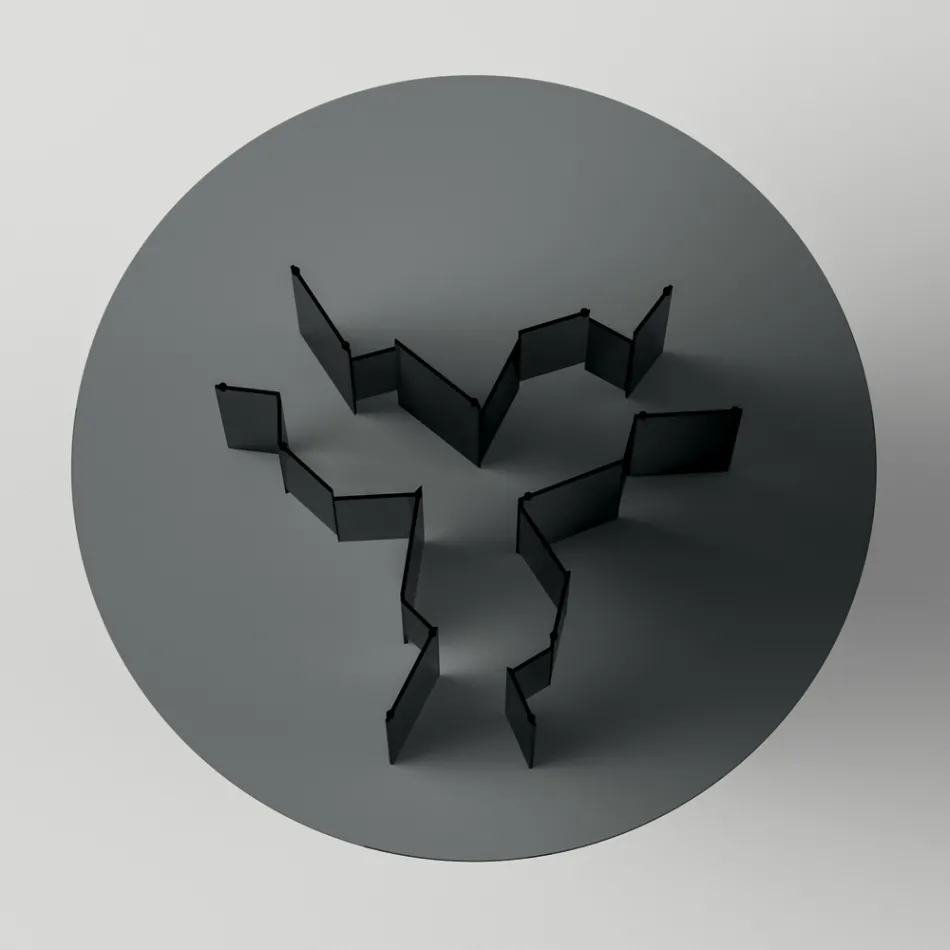 Table à Manger Ronde en Verre Extra-Clair ou Fumé Made in Italy - Thommy Viadurini