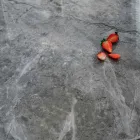 Table à manger ronde moderne en marbre céramique et effet métal - Jarvis Viadurini