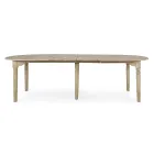 Table à manger ronde extensible jusqu'à 272 cm en bois Homemotion - Guglio Viadurini