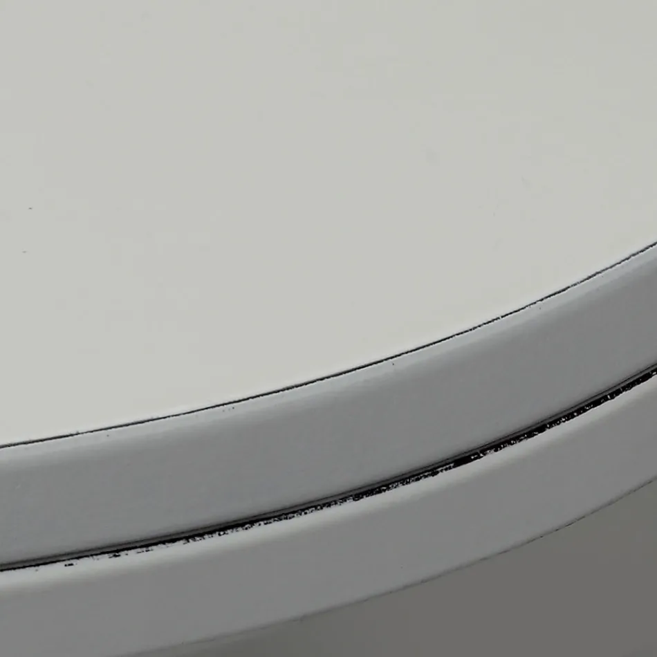 Table de salle à manger ronde en bois massif Oliva Viadurini