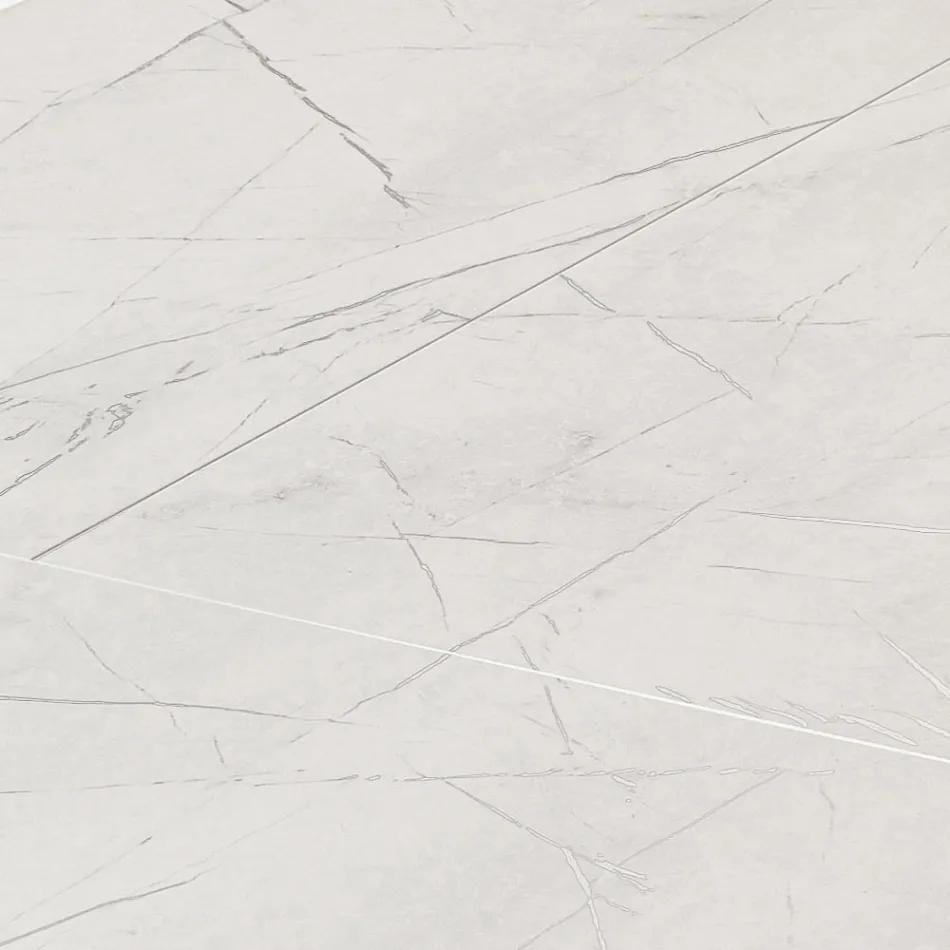 Table de salon extensible 260 ou 300 cm en métal et HPL - Borgo Viadurini