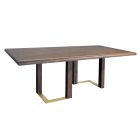 Table de salon avec structure en chêne noué Made in Italy - Giusy Viadurini