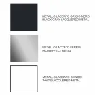 Table design extensible jusqu'à 294 cm en bois et métal Made in Italy - Nuzzo Viadurini