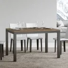 Table design avec plateau en bois extensible jusqu'à 440 cm Made in Italy - Foxy Viadurini