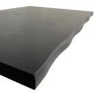 Table design en bois plaqué et acier fabriquée en Italie – Dalmata Viadurini