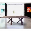 Table en bois de design moderne 240x120 cm fabriquée en Italie Arbre