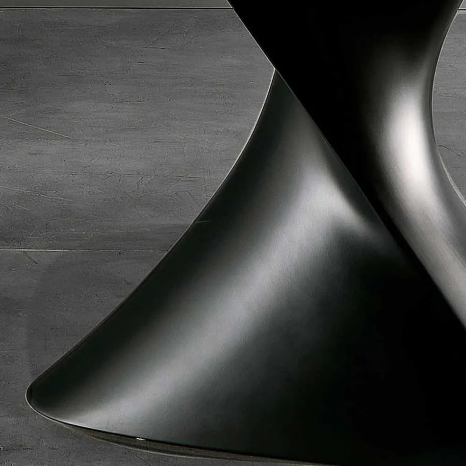 Table en verre de céramique au design moderne fabriquée en Italie, Clark Viadurini