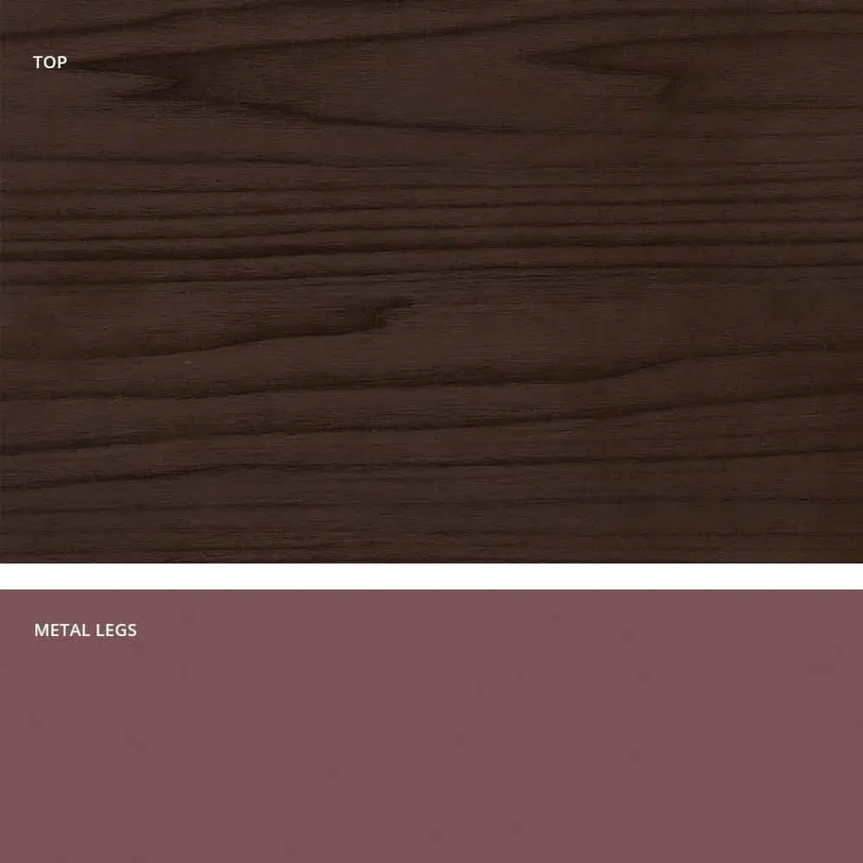 Table extensible moderne en bois de mélamine fabriqué en Italie, Wilmer Viadurini