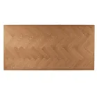 Table fixe 180x90 cm en chêne et piètement en fer - Lega Viadurini