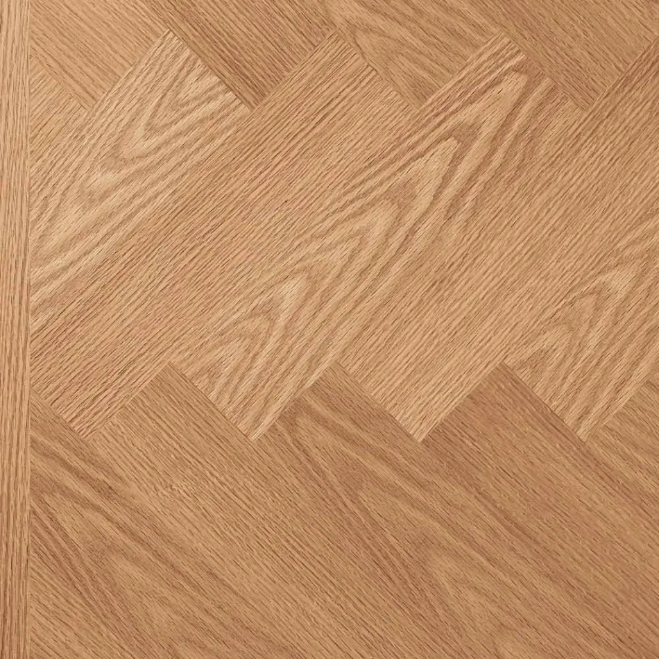 Table fixe 180x90 cm en chêne et piètement en fer - Lega Viadurini