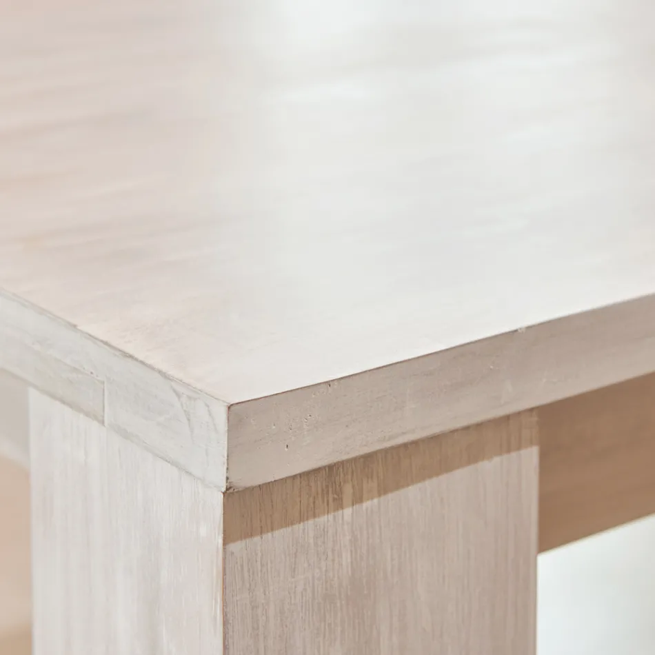 Table de salon fixe 190 x 100 cm en teck massif - Flamand Viadurini