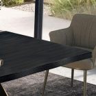 Table Fixe avec Bord Écorcé Irrégulier Fabriquée en Italie - Verres Viadurini