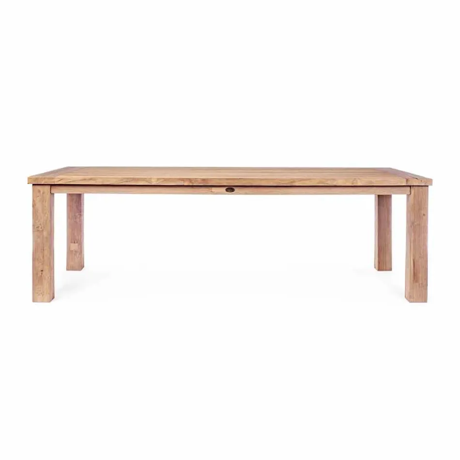 Table de jardin fixe en bois pour 8 personnes Homemotion - Hunter Viadurini