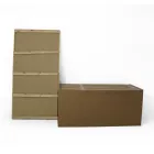 Table à manger fixe en céramique Emperador polie fabriquée en Italie - Nord Viadurini