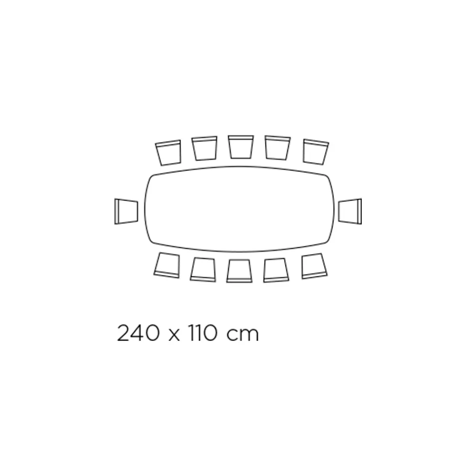 Table Fixe en Céramique Amazonite Polie Fabriquée en Italie - Grotta Viadurini