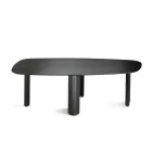 Table fixe disponible en trois coloris, finition effet bois et deux dimensions - Musa Viadurini