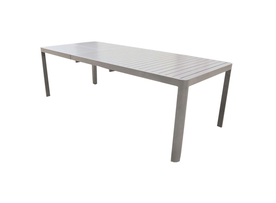 Table de jardin extensible jusqu'à 240 cm avec structure en aluminium - Geoffroy Viadurini