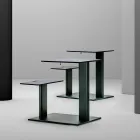Table de jardin avec assise en aluminium Made in Italy - Plinto by Varaschin Viadurini