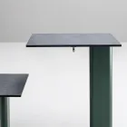 Table de jardin avec assise en aluminium Made in Italy - Plinto by Varaschin Viadurini