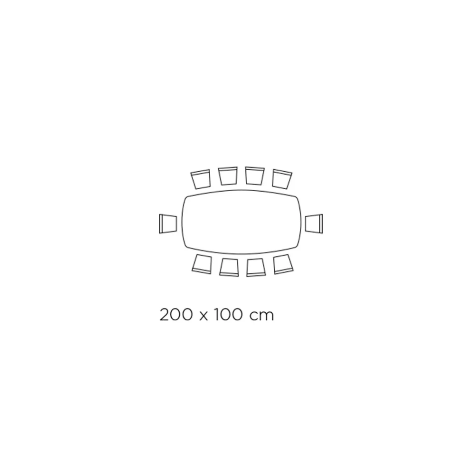 Table et base en céramique finition graphite fabriquées en Italie - Pantalon Viadurini