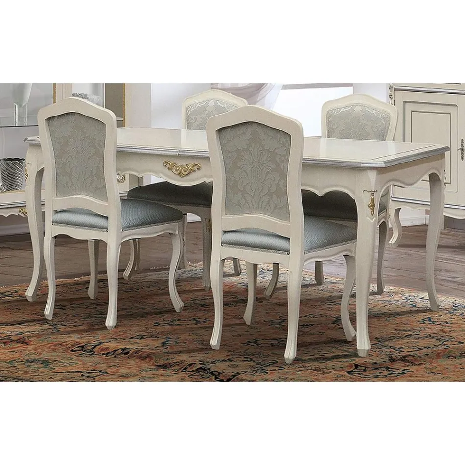 Table Extensible en Bois 280 cm Style Classique Made in Italy - Majesty Viadurini