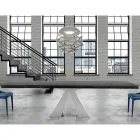 Table moderne en bois extensible jusqu'à 300 cm Made in Italy - Dalmatien Viadurini