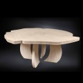 Table en bois de chêne brossée avec finition cirée Andy