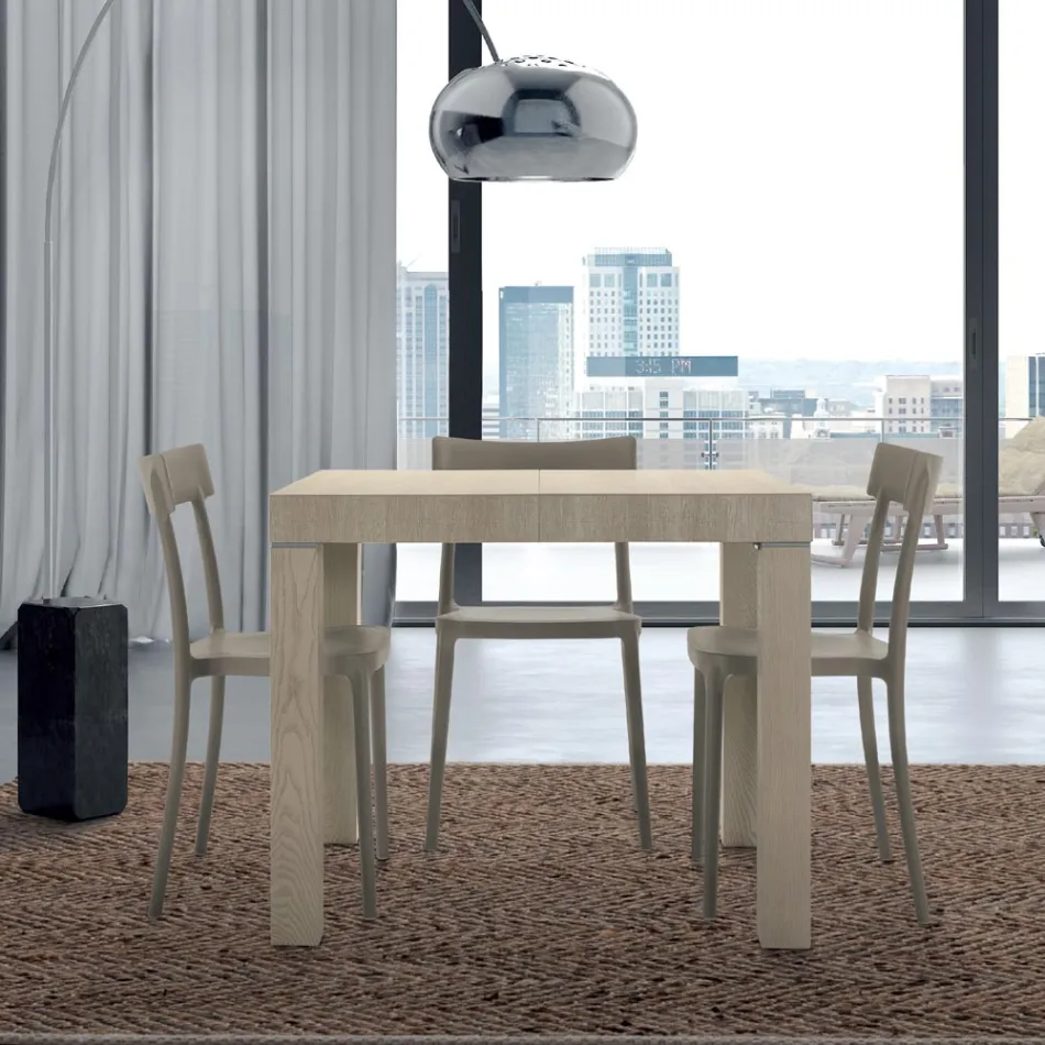 Table extensible en bois stratifié jusqu'à 470 cm Made in Italy – Gordito Viadurini