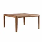 Grilli York table moderne en bois massif fabriqué en Italie Viadurini