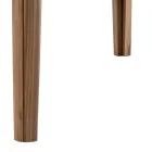 Table carrée en bois massif Grilli York de design, faite en Italie Viadurini