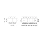 Table extensible en bois mélaminé jusqu'à 470 cm Made in Italy – Gordito Viadurini